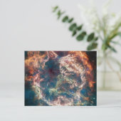Supernovaresten Cassiopeia A. Briefkaart (Staand voorkant)