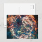 Supernovaresten Cassiopeia A. Briefkaart (Voorkant / Achterkant)