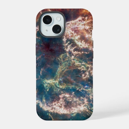 Supernovaresten Cassiopeia A. iPhone 15 Case (Achterkant)