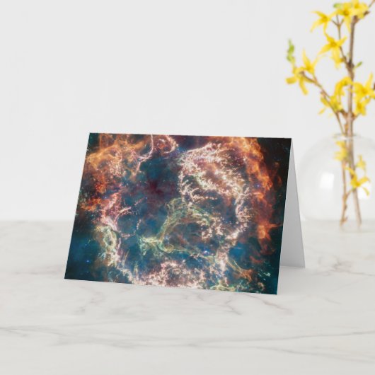 Supernovaresten Cassiopeia A. Kaart (Gele Bloem)