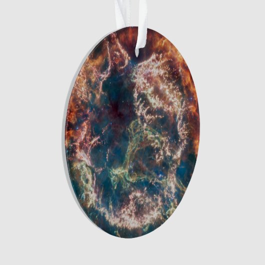 Supernovaresten Cassiopeia A. Ornament (voorkant)