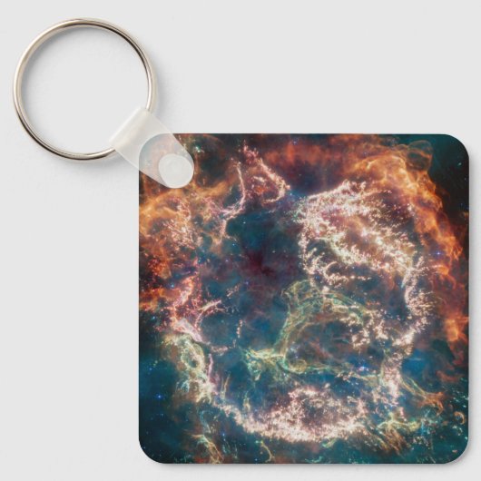 Supernovaresten Cassiopeia A. Sleutelhanger (Voorkant)