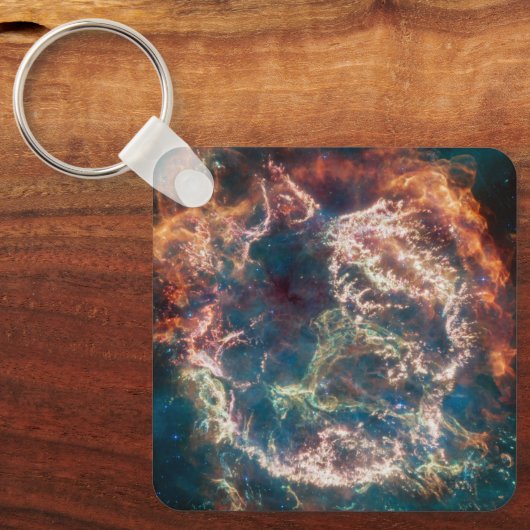 Supernovaresten Cassiopeia A. Sleutelhanger (Voorkant)