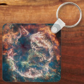 Supernovaresten Cassiopeia A. Sleutelhanger (Achterkant)