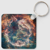 Supernovaresten Cassiopeia A. Sleutelhanger (Achterkant)