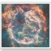 Supernovaresten Cassiopeia A. Sticker (Voorkant)