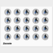 supero heldenvoetballer ronde sticker (Vel)