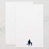 supero hero voetballer briefpapier (Voorkant / Achterkant)