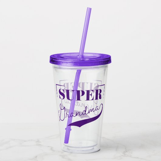 Superoma Acryl Drinkbeker (Achterkant)