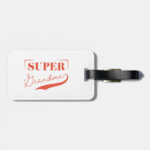 Superoma Bagagelabel (Achterkant horizontaal)