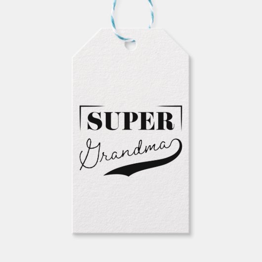 Superoma Cadeaulabel (Voorkant)