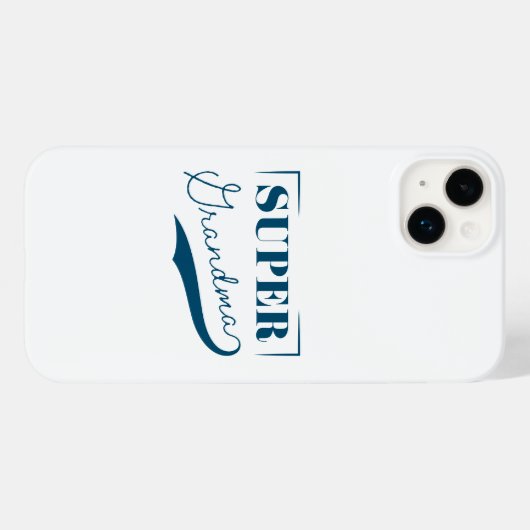 Superoma Case-Mate iPhone Case (Achterkant (horizontaal))