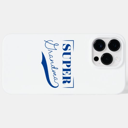 Superoma Case-Mate iPhone Case (Achterkant (horizontaal))