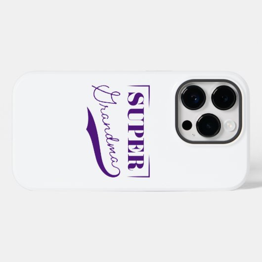 Superoma Case-Mate iPhone Case (Achterkant (horizontaal))