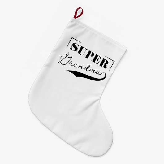 Superoma Grote Kerstsok (Voorkant (Hangend))