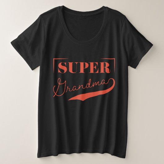 Superoma Grote Maat T-shirt (Design voorkant)