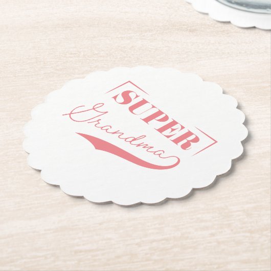 Superoma Kartonnen Onderzetters (Gekanteld)