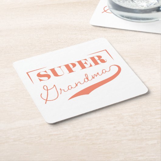 Superoma Kartonnen Onderzetters (Schuin)