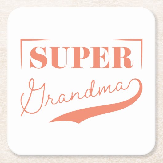 Superoma Kartonnen Onderzetters (Voorkant)