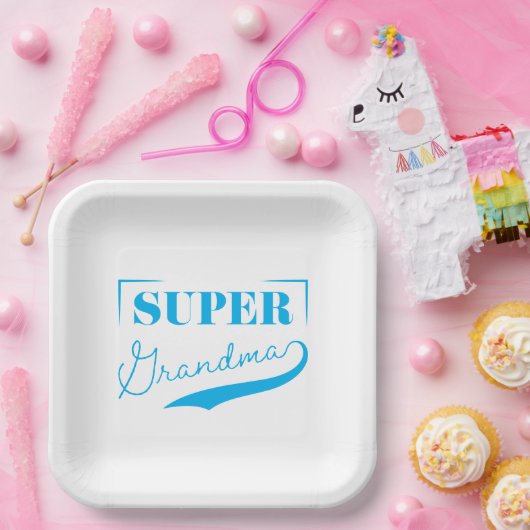 Superoma Papieren Bordje (Feest)