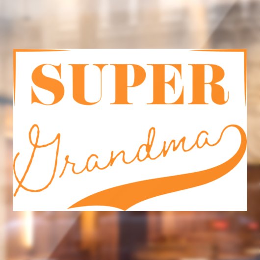 Superoma Raamsticker (Vel 2)