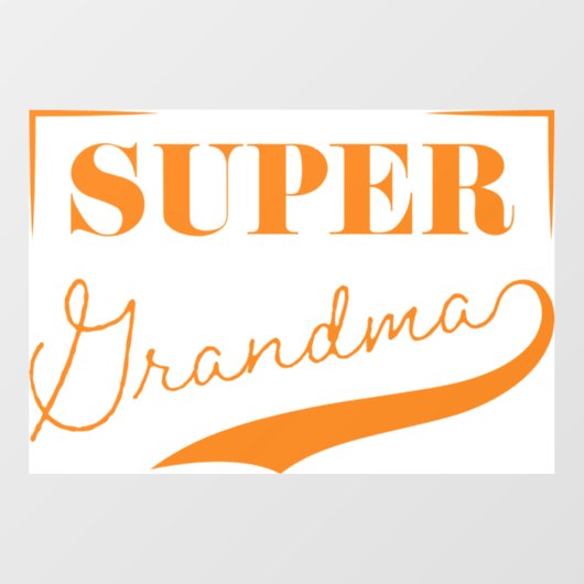 Superoma Raamsticker (Vel)