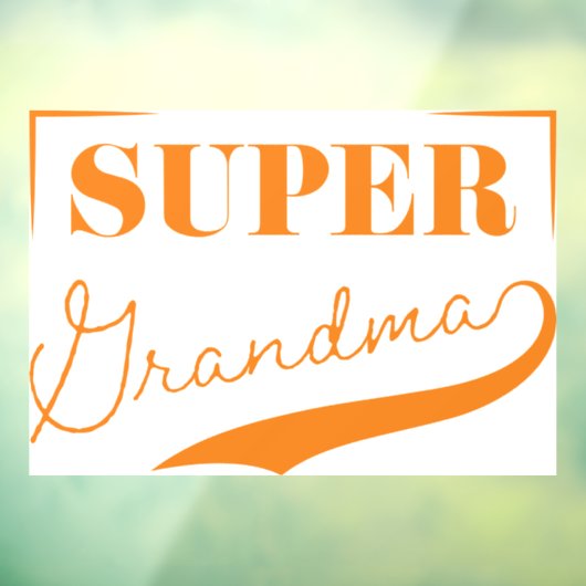 Superoma Raamsticker (Vel 3)