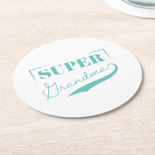 Superoma Ronde Kartonnen Onderzetter (Gebogen)
