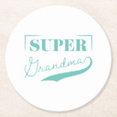 Superoma Ronde Kartonnen Onderzetter (Voorkant)