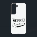 Superoma Samsung Galaxy Hoesje<br><div class="desc">Super Grandma is een modern script dat de wijsheid en de liefde van oma's viert. Dit ontwerp is ook beschikbaar voor alle leden van uw familie,  dus controleer het in de winkel!</div>