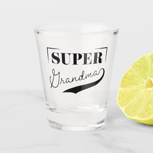 Superoma Shot Glas (Voorkant)
