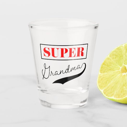 Superoma Shot Glas (Voorkant)