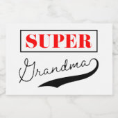 Superoma Voedselcontainer Etiket (Enkel label)