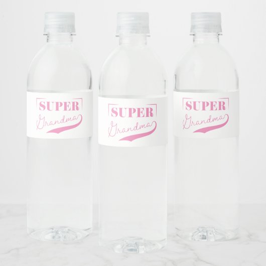 Superoma Waterfles Etiket (Flessen)