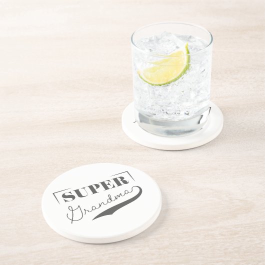 Superoma Zandsteen Onderzetter (Zijkant)