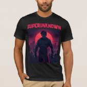 Superonbekende manga superheld t-shirt (Voorkant)