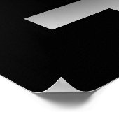 Superopgelegde foetus boven mannelijke en vrouw sy poster (Hoek)