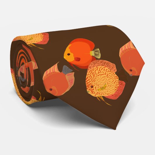 SuperOranje vis Stropdas (Opgerold)