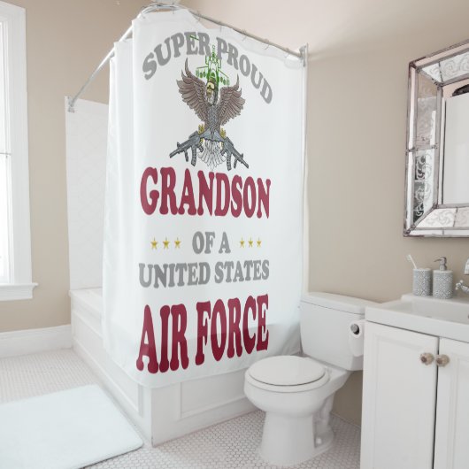 superorkest kleinzoon van de Verenigde Staten gee Douchegordijn (In situ)