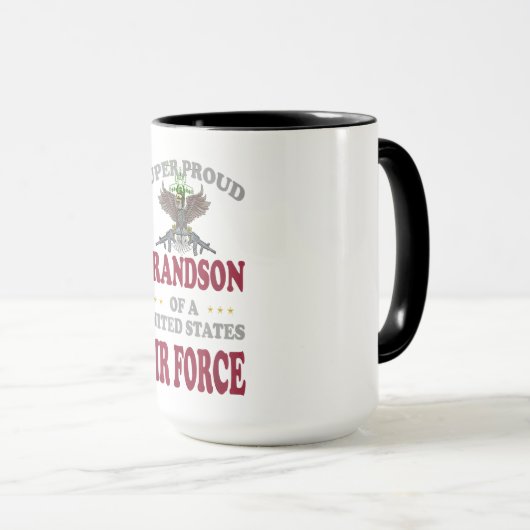 superorkest kleinzoon van de Verenigde Staten gee Mok (Voorkant rechts)