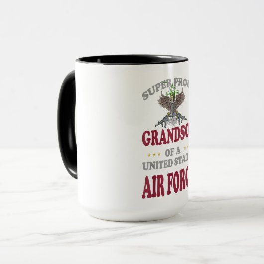 superorkest kleinzoon van de Verenigde Staten gee Mok (Voorkant links)