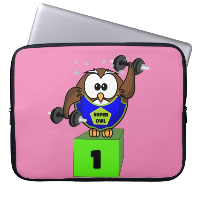 SuperOwl Laptop Sleeve (Voorkant)