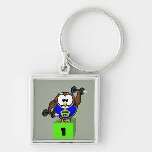 SuperOwl Sleutelhanger (Voorkant)