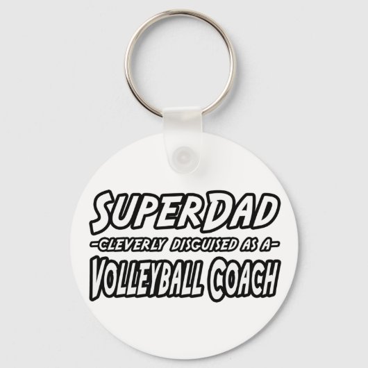 SuperPa... Volleyball Coach Sleutelhanger (Voorkant)