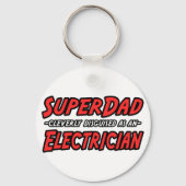 SuperPap...elektricien Sleutelhanger (Voorkant)