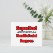 SuperPap...Maxillofaciale chirurg Briefkaart (Staand voorkant)