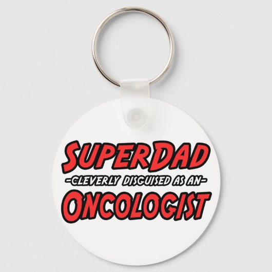 SuperPap...oncoloog Sleutelhanger (Voorkant)