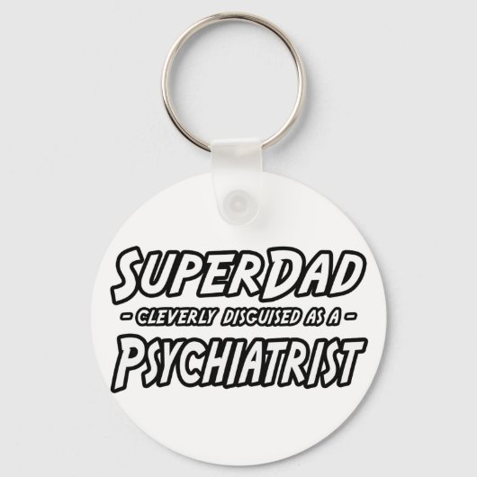 SuperPap...Psychiatrist Sleutelhanger (Voorkant)