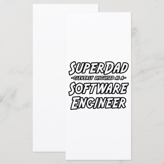 SuperPap... software engineer (Voorkant / Achterkant)