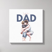 Superpapa Canvas Afdruk (Voorkant)